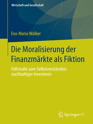 cover image of Die Moralisierung der Finanzmärkte als Fiktion